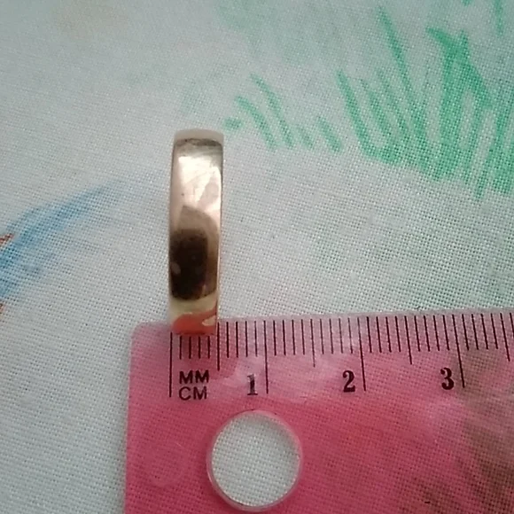 🌙14k Gold Ring Wedding Band - Picture 8 of 8